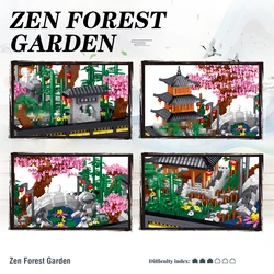 Bloques de construcción Jardín Zen chino antiguo – Arquitectura