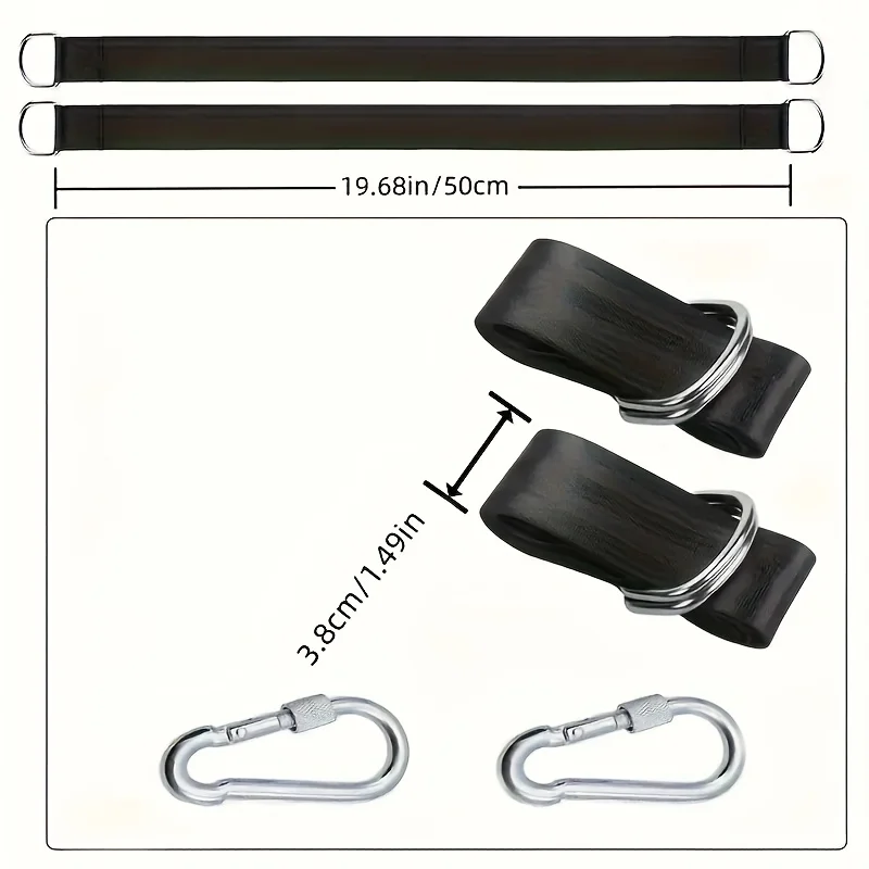 Correas para hamaca de camping resistentes con protector árbol