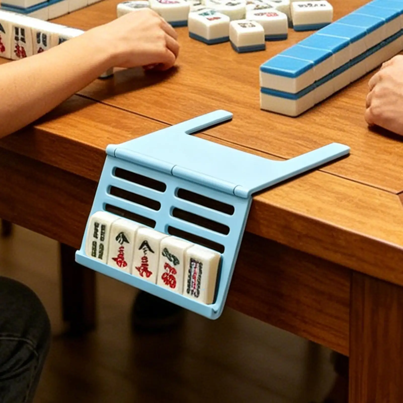 Soporte plegable para cartas de mahjong con visión en ángulo - imagen 3