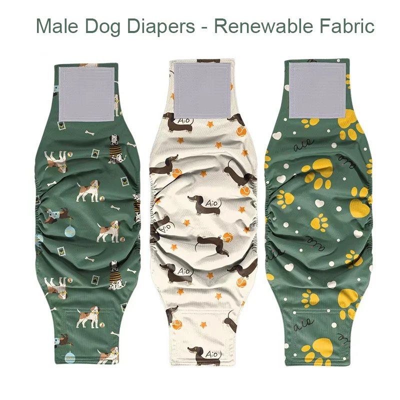 Pañales ecológicos lavables para perros – Reutilizables y resistentes - imagen 2