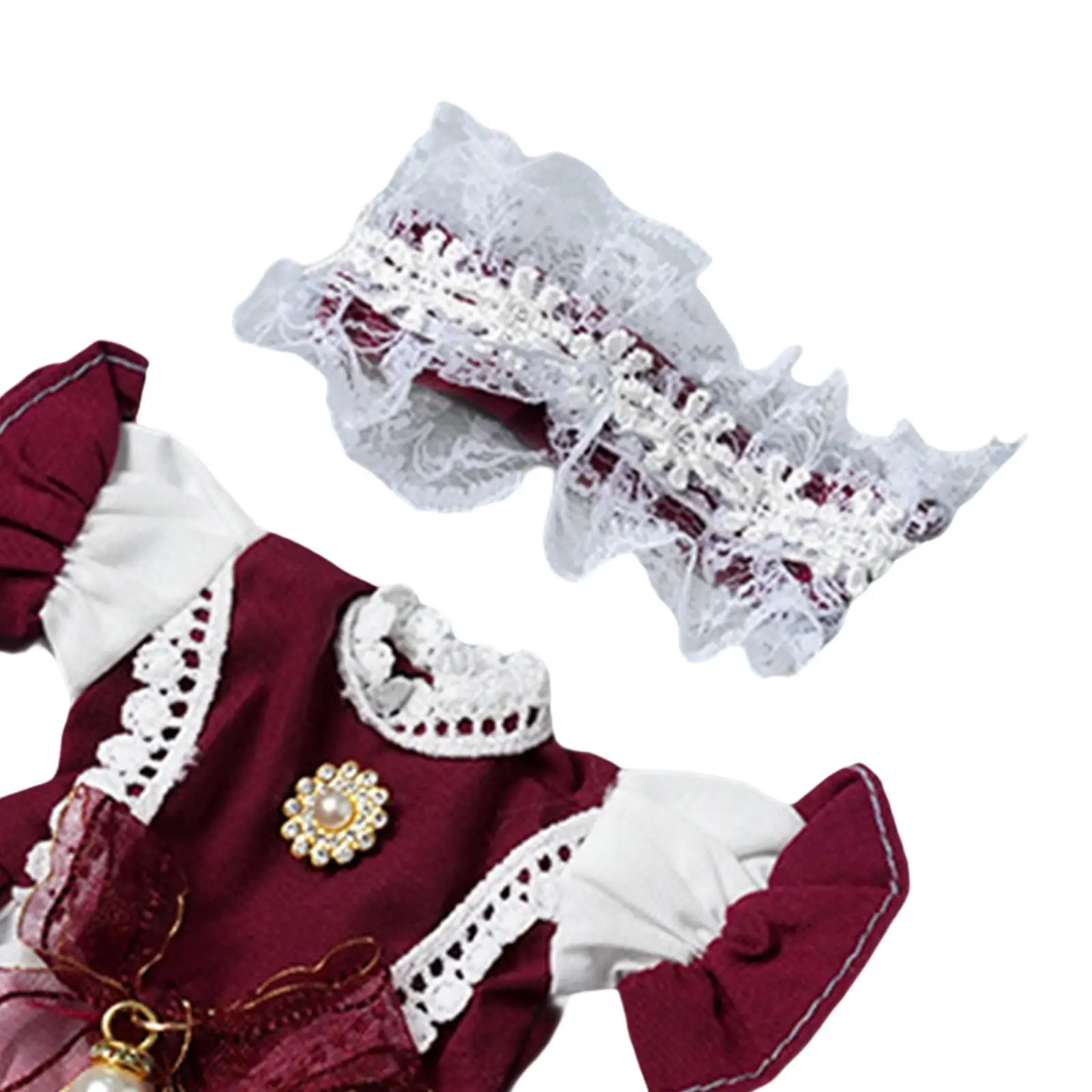 Vestido de princesa para muñeca educativo para niñas, juego de moda - imagen 2