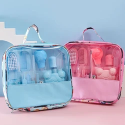 Kit de cuidado del bebé para uñas y cabello, portátil con bolsa