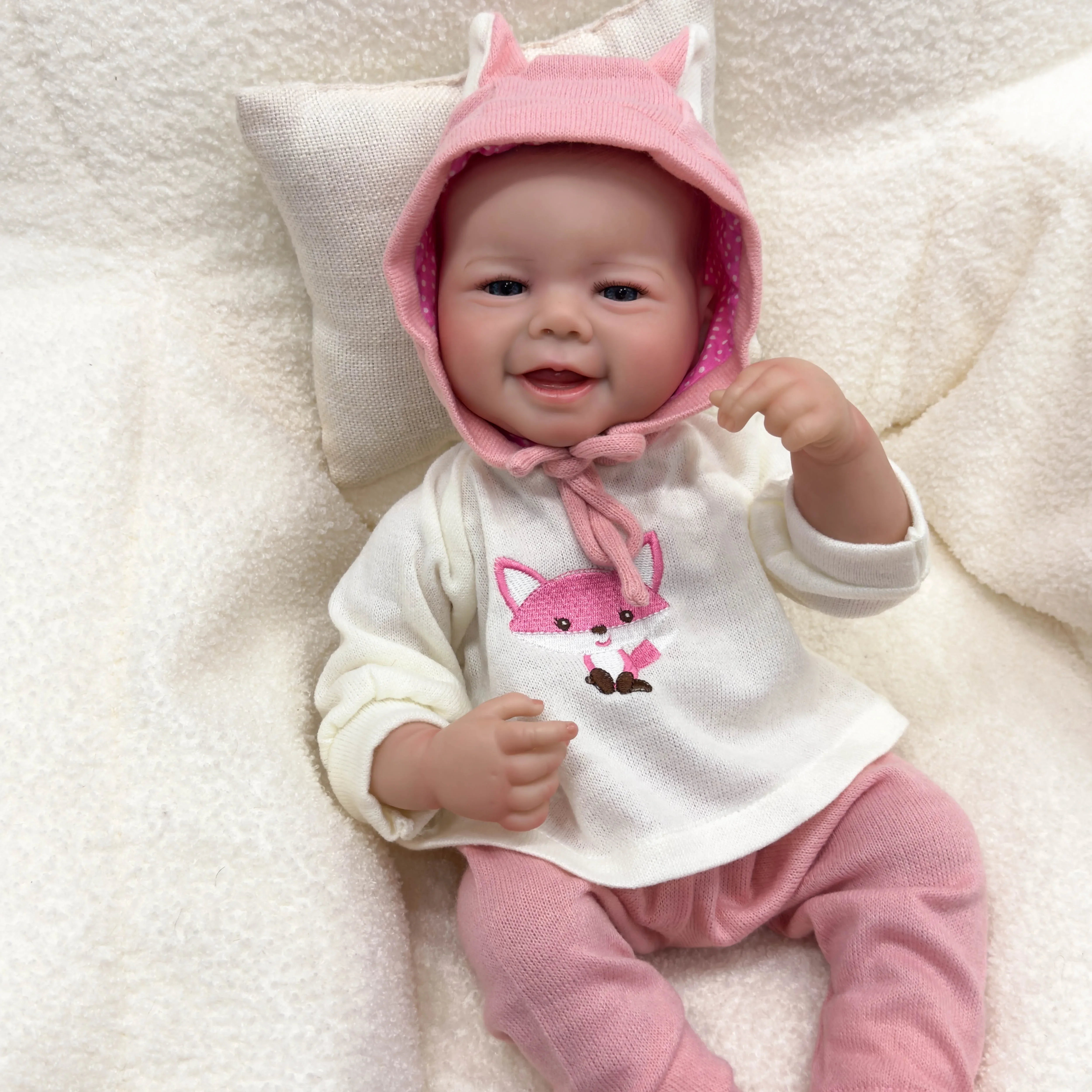 Muñeca reborn NPK de cuerpo completo con piel 3D realista