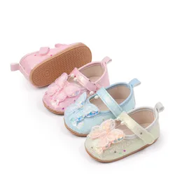 Zapatos primeros pasos para niña con suela antideslizante