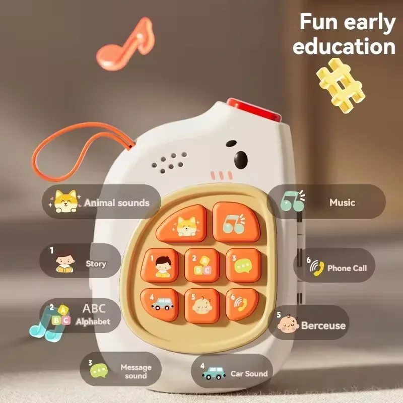 Panel de actividades Montessori sensorial con teléfono elefante - imagen 5