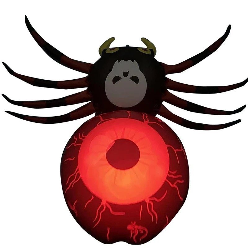 Araña inflable LED que brilla en la oscuridad para Halloween - imagen 4