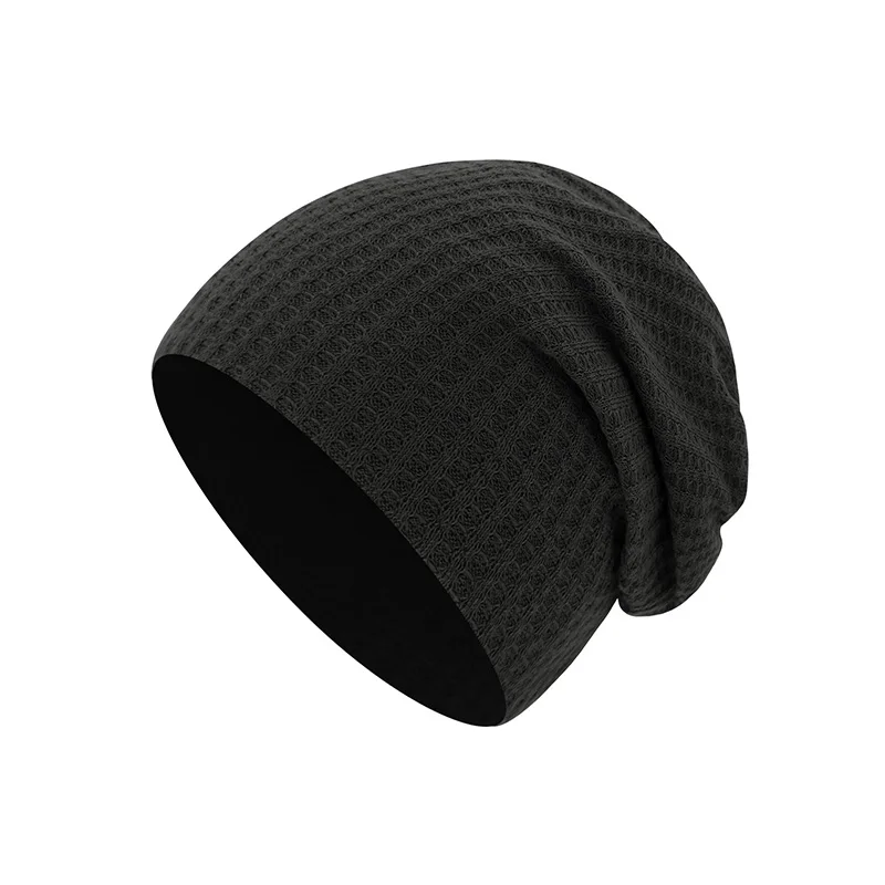 Gorro de punto bebé doble capa – color liso unisex - imagen 2