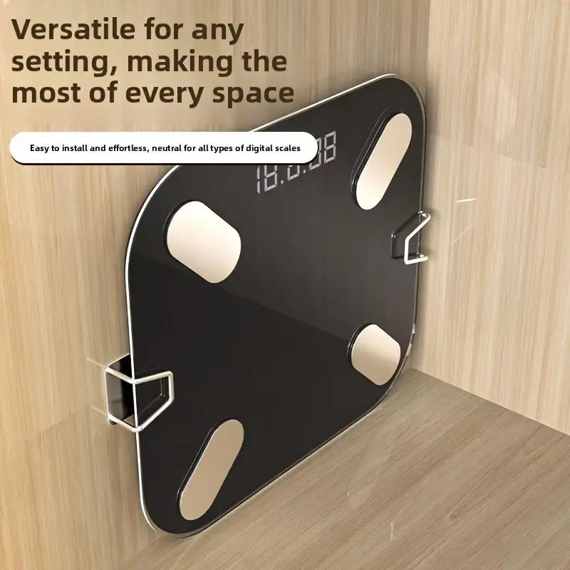 Gancho adhesivo para baño de acero inoxidable sin taladrar, sin rastro