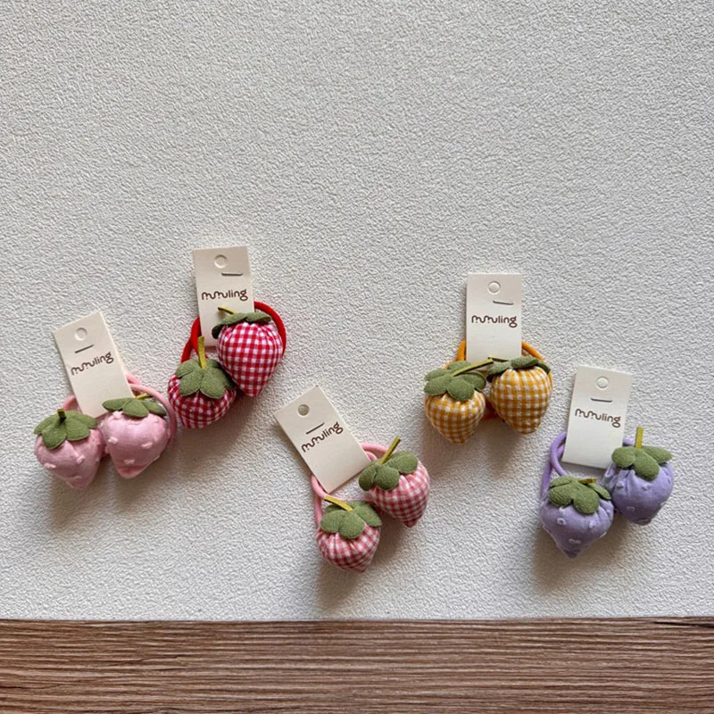 Diadema infantil fresa para el cabello de bebé – accesorio dulce - imagen 3
