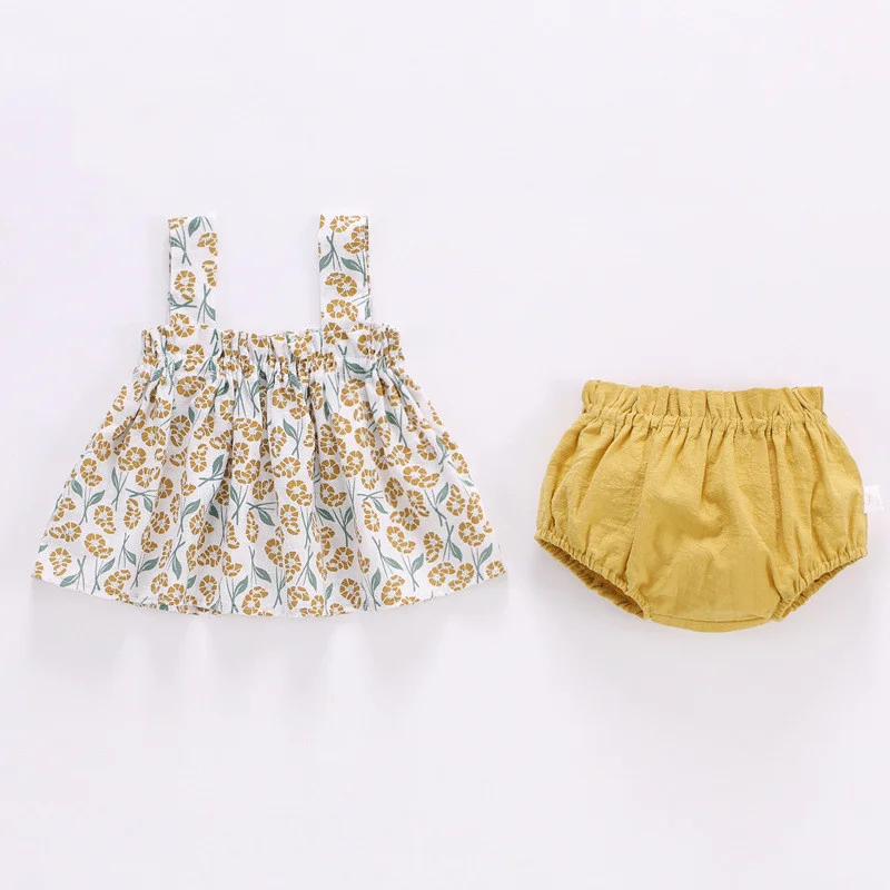 Conjunto verano vestido y shorts para bebé niña – 6 a 24 meses - imagen 3