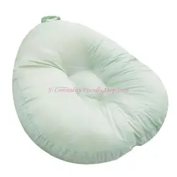 85AE Almohada de viaje bebé algodón satén lavable diseño compacto
