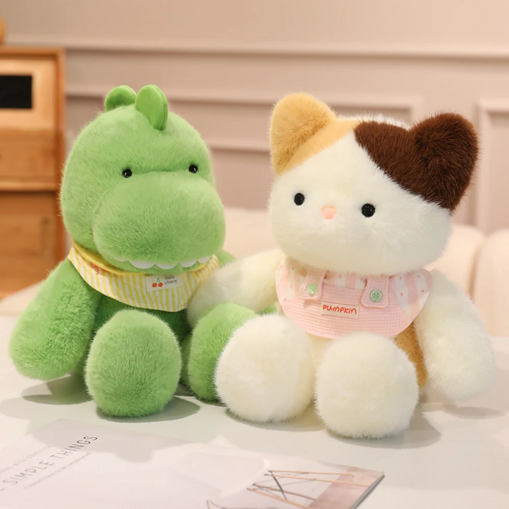 Peluche dinosaurio patito amarillo suave infantil para niños - imagen 2