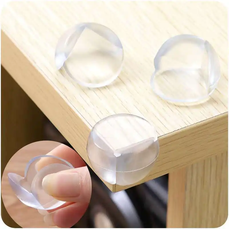 Protector de esquinas anticolisión de silicona transparente para bebé - imagen 3