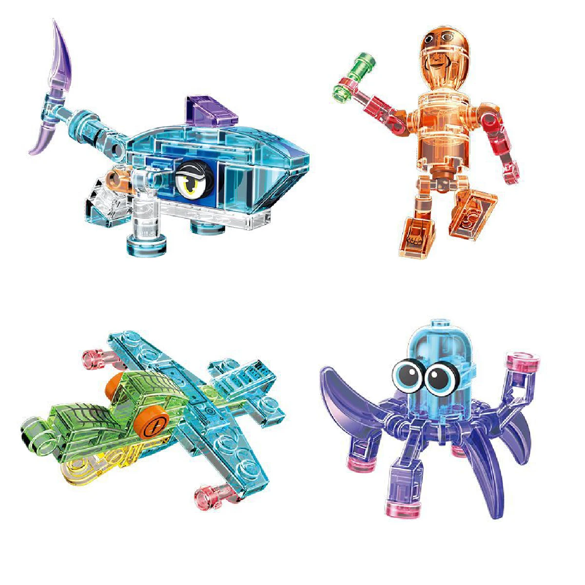 Figuras completadas en display