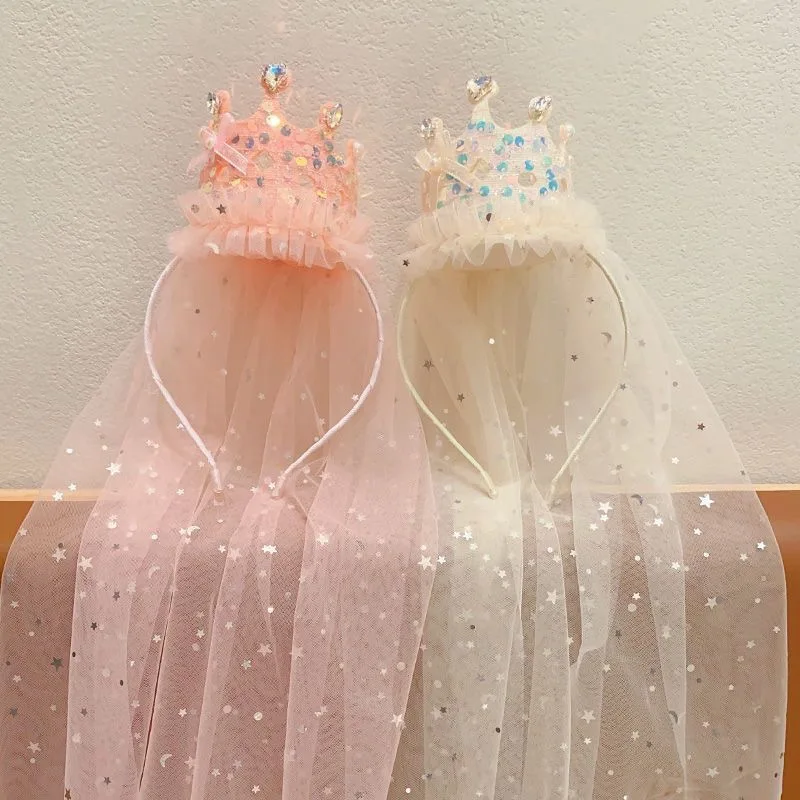 Diadema princesas corona de cristal brillante – Accesorio para niña - imagen 3