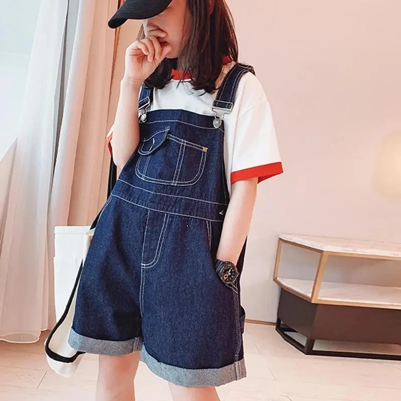 Mono vaquero de verano para niña de pierna ancha - imagen 5