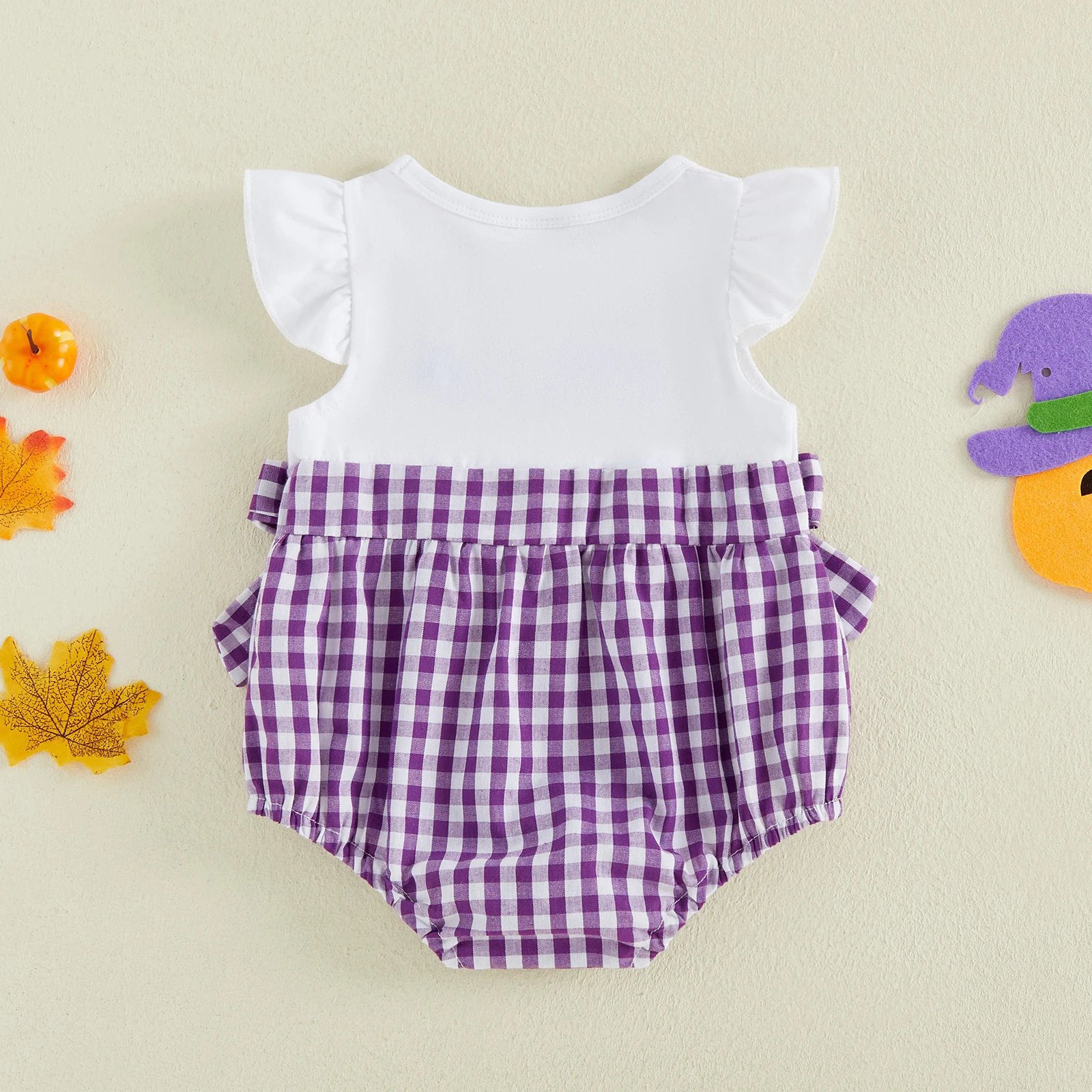 Body de Halloween para bebé niña con lazo y fantasma bordado - imagen 4