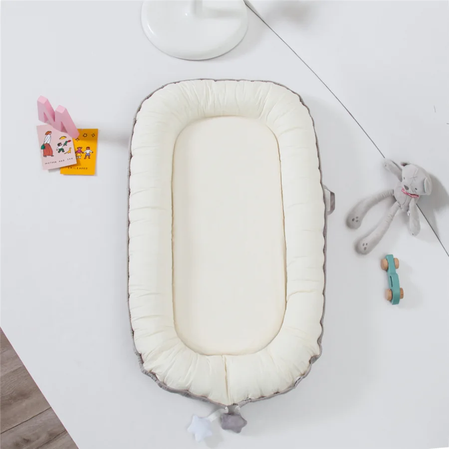 Nido de bebé para dormir con funda algodón transpirable - imagen 3