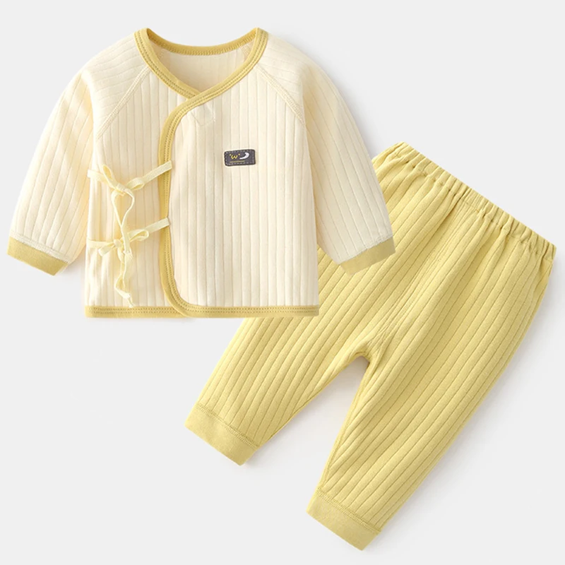 Conjunto de dos piezas de algodón para bebé otoño–primavera - imagen 5