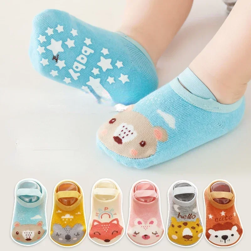 Calcetines tobilleros antideslizantes algodón suave bebé verano - imagen 2