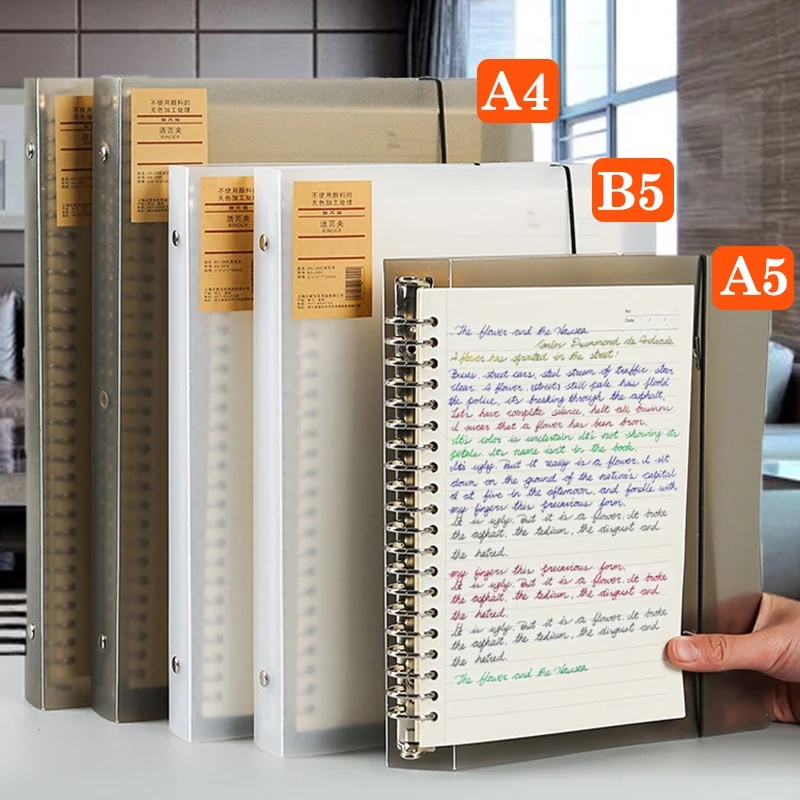 Recambio cuaderno hojas sueltas A4/A5/B5 - estilos disponibles