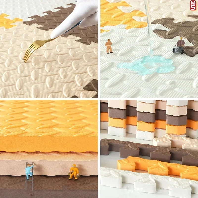 Alfombra de juego gruesa para bebé – Insonorizada, suave y segura - imagen 5