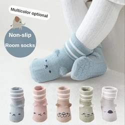 Calcetines de algodón antideslizantes para niños – Cálidos y cómodos