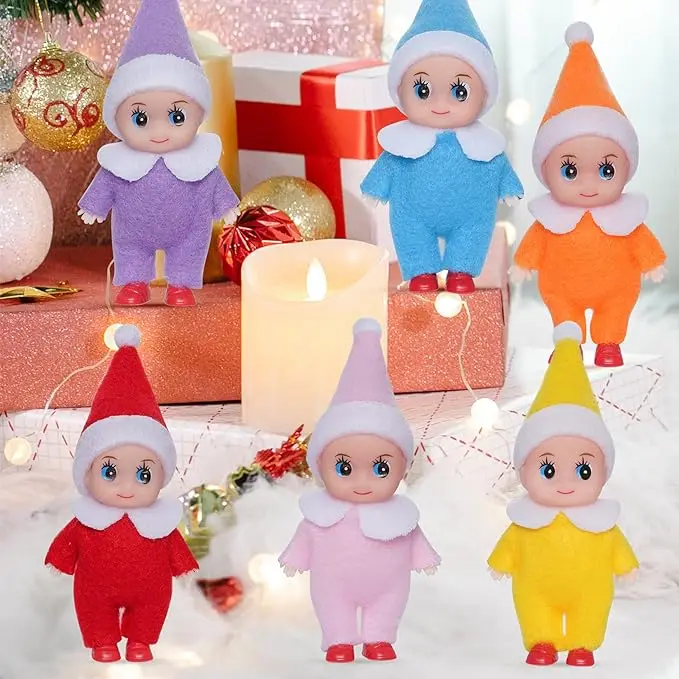 Muñeco elfo de Navidad para bebés y niñas, regalo para embarazadas
