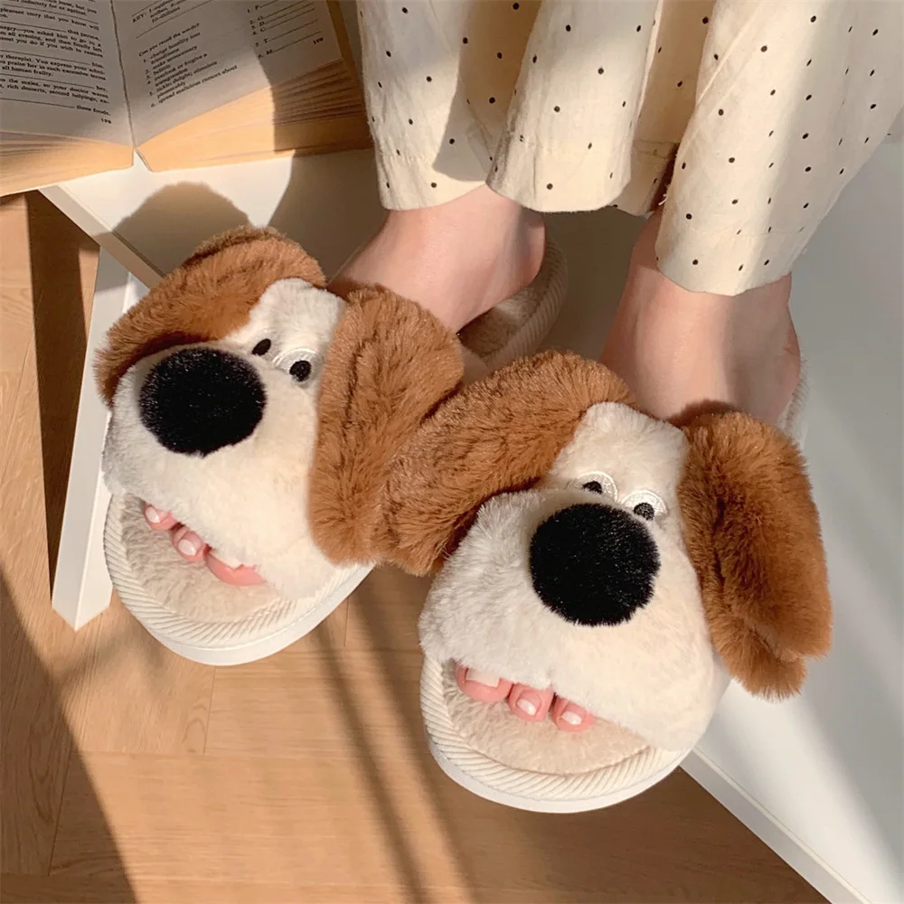 Zapatillas de casa niño estampado perro suaves - imagen 5