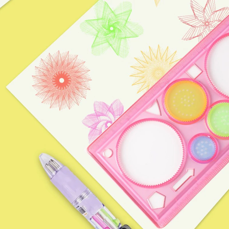 Plantilla en colores variados