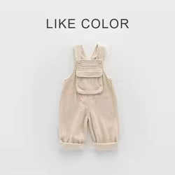 Jumpsuit de pana sin mangas para niño y niña