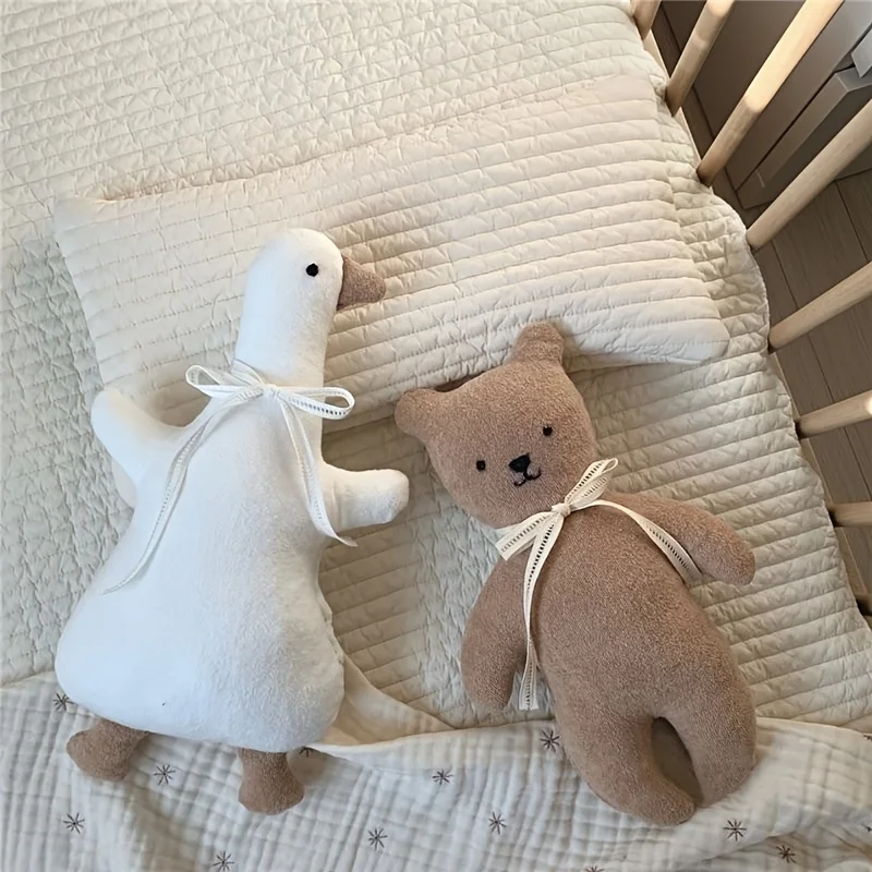 El pato de peluche visto desde diferentes ángulos