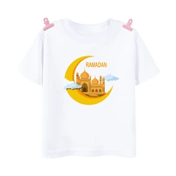 Camiseta Eid Mubarak infantil con estampado Ramadán para niños