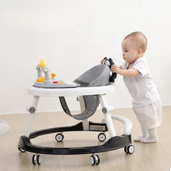 Andador bebé multifuncional con asiento y altura ajustable