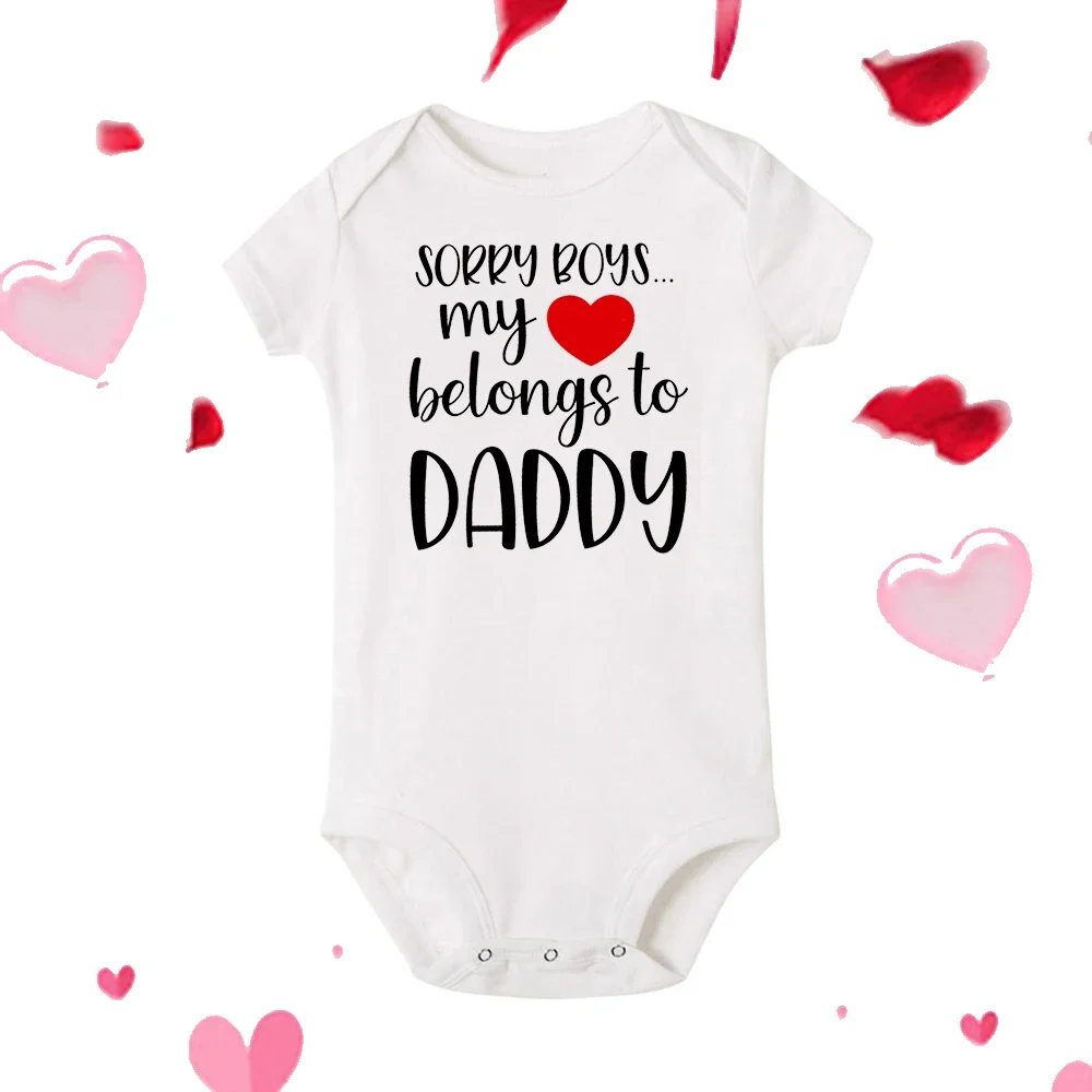 Body para bebé recién nacido – Sorry Boys My Heart – Regalo San Valentín papá