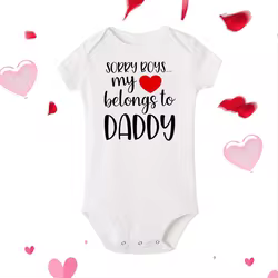 Body para bebé recién nacido – Sorry Boys My Heart – Regalo San Valentín papá