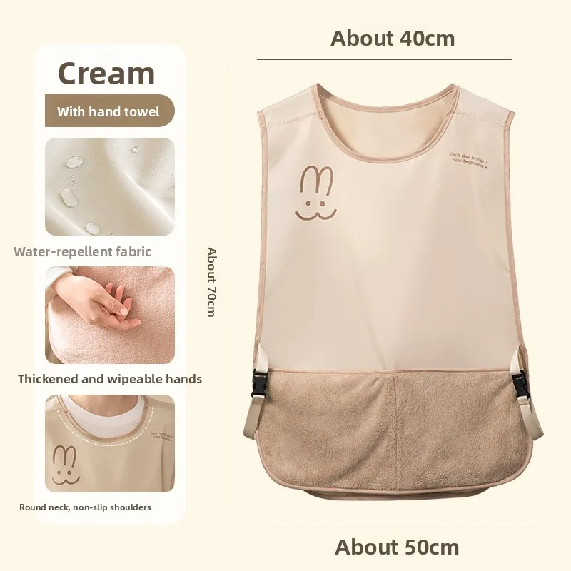 Delantal impermeable para cocina con estilo chaleco sin mangas