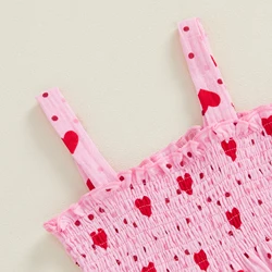 Tregren conjunto bebé niña San Valentín con volantes y corazones