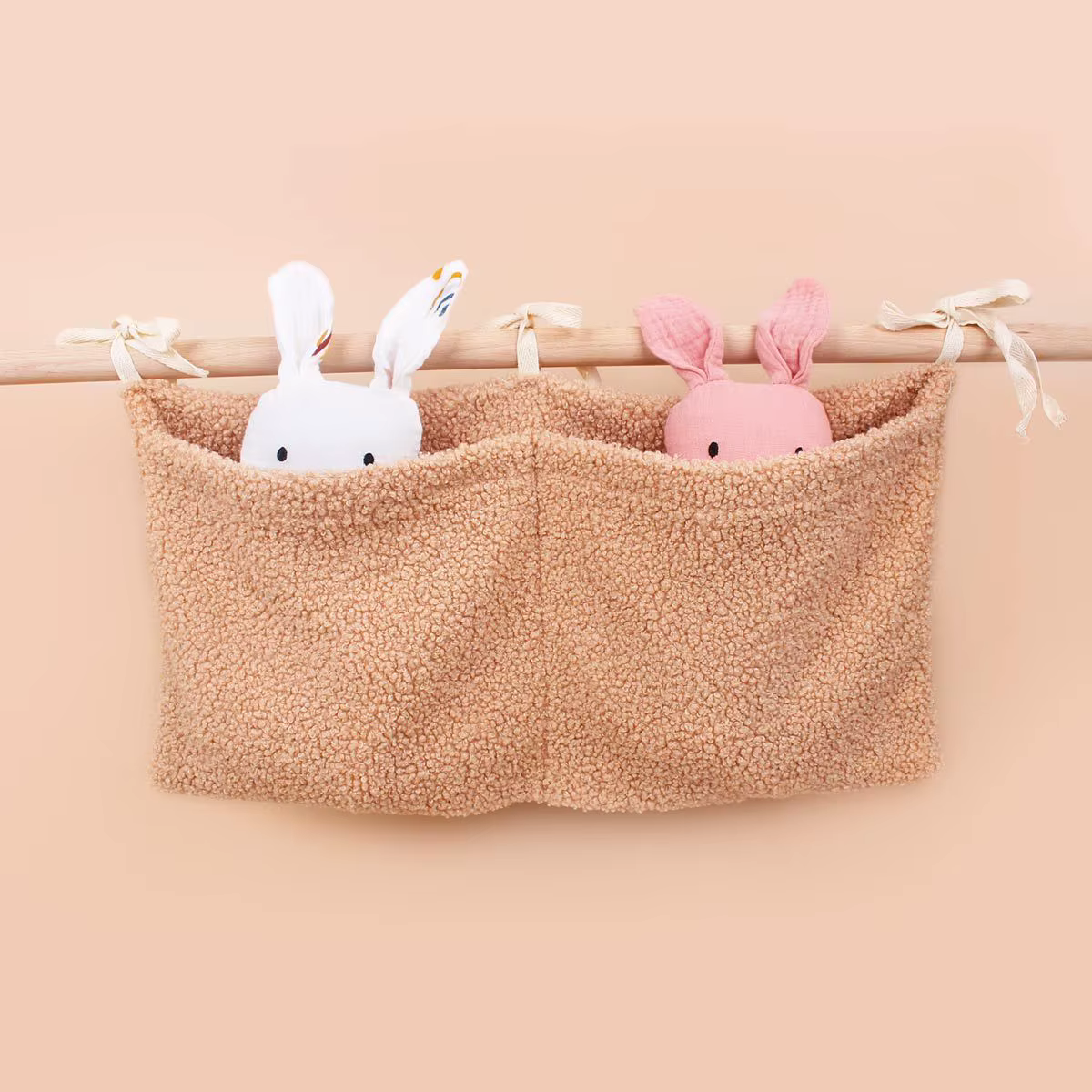 Bolsa de pañales terciopelo para bebé – Organizadora multifuncional