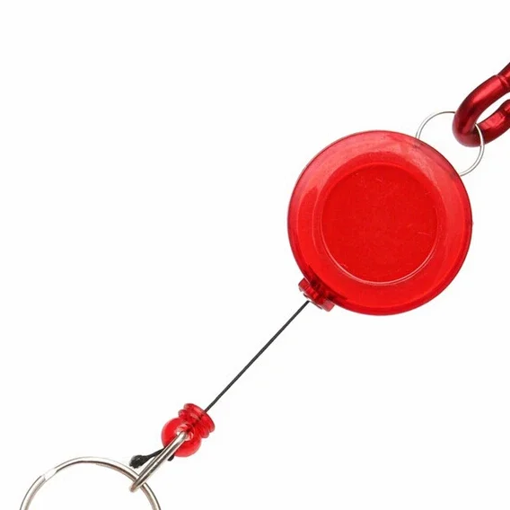 Portacredenciales retráctil escolar con cordón – Tarjetero ABS para niños - imagen 5
