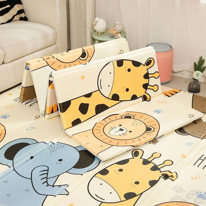 Alfombra de juegos plegable impermeable de espuma XPE para bebés - imagen 2