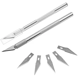 ZYF cuchillo de grabado para manualidades de metal plateado
