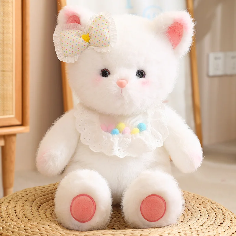 Peluche conejito, oso y gato suave tipo almohada para bebés
