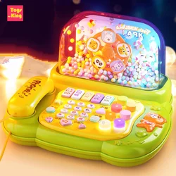 Teléfono de juguete multifunción con luces y cuentos musicales