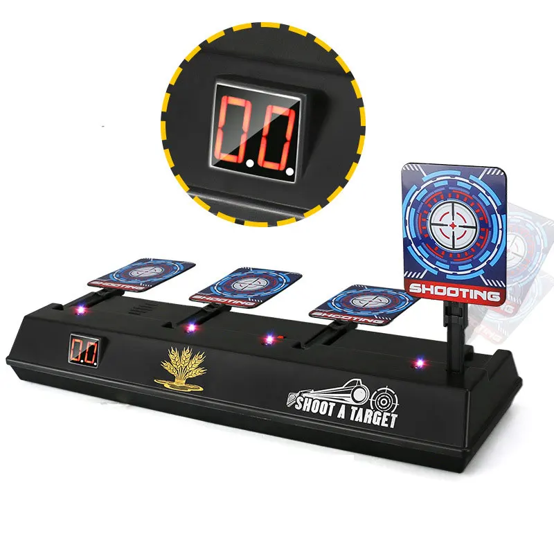 Dmart – Diana giratoria electrónica 360° para niños con pistola - imagen 4