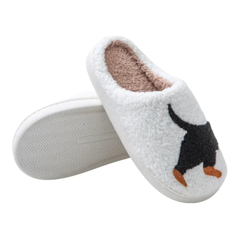 Zapatillas de cuadros cálidas para el hogar
