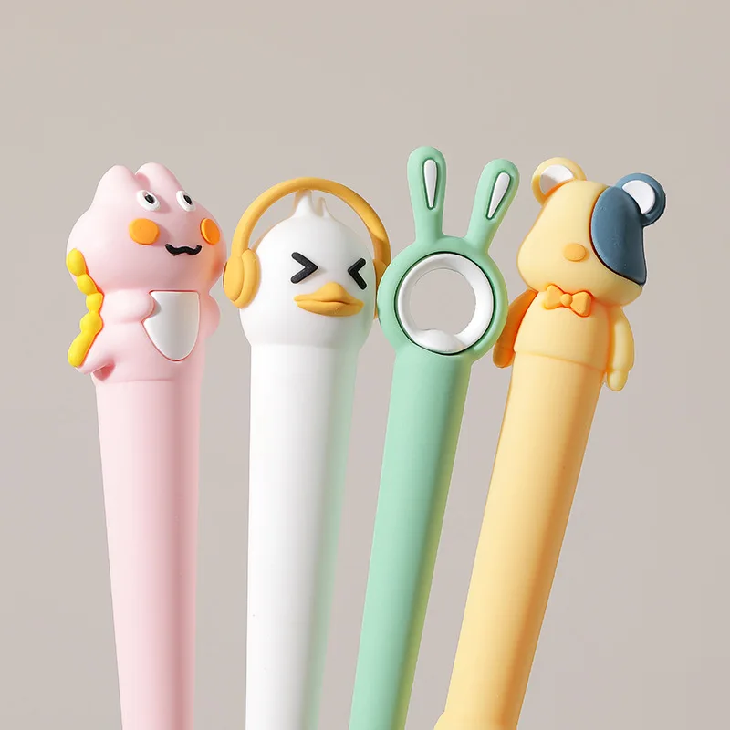 Cepillo de dientes infantil de cerdas suaves – Mango de silicona con dibujos animados - imagen 3