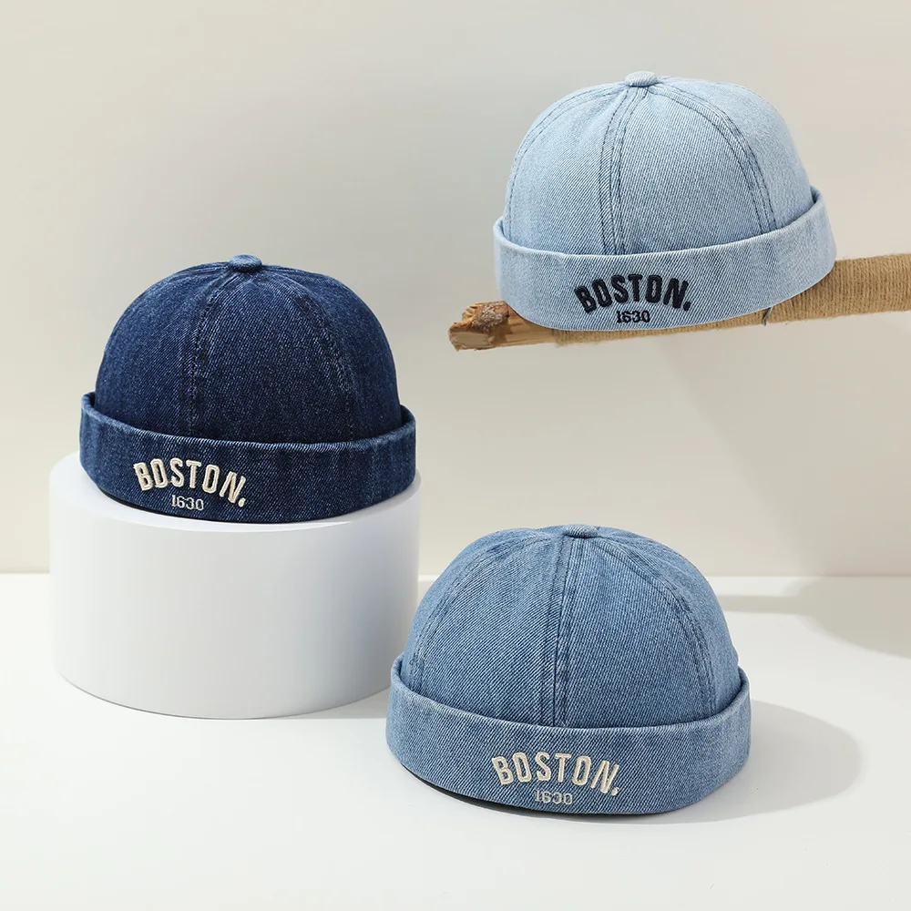 Gorro vaquero elástico con letras para niños – cálido exterior - imagen 3
