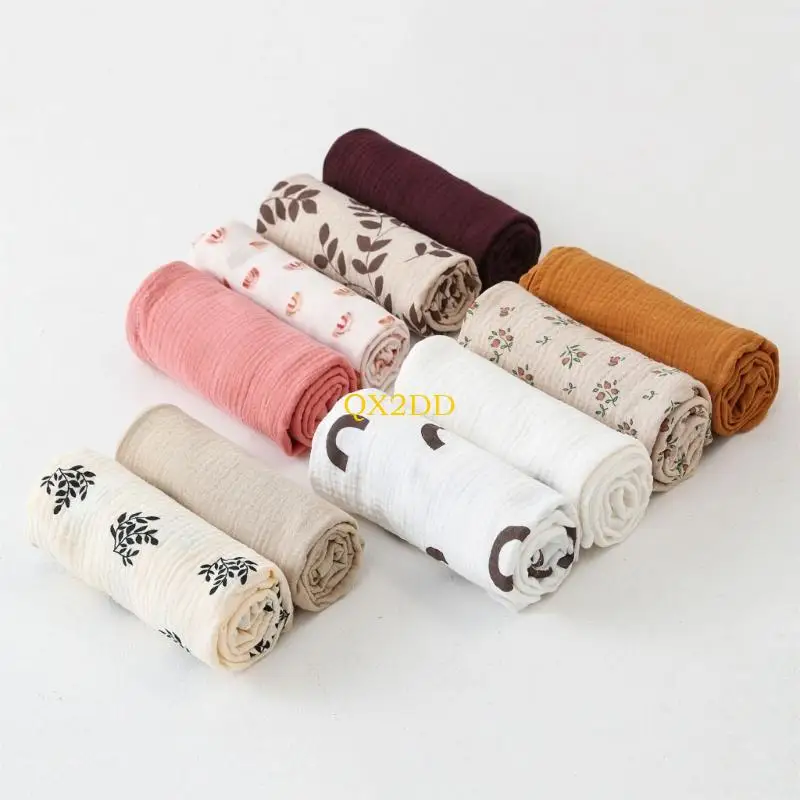 Manta bebé QX2D de animales suave para cuna, unisex - imagen 3