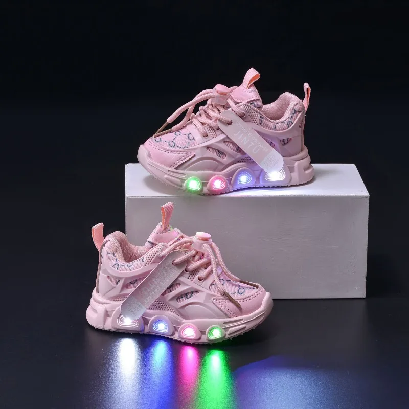 Zapatillas deportivas infantiles transpirables con suela flexible - imagen 2